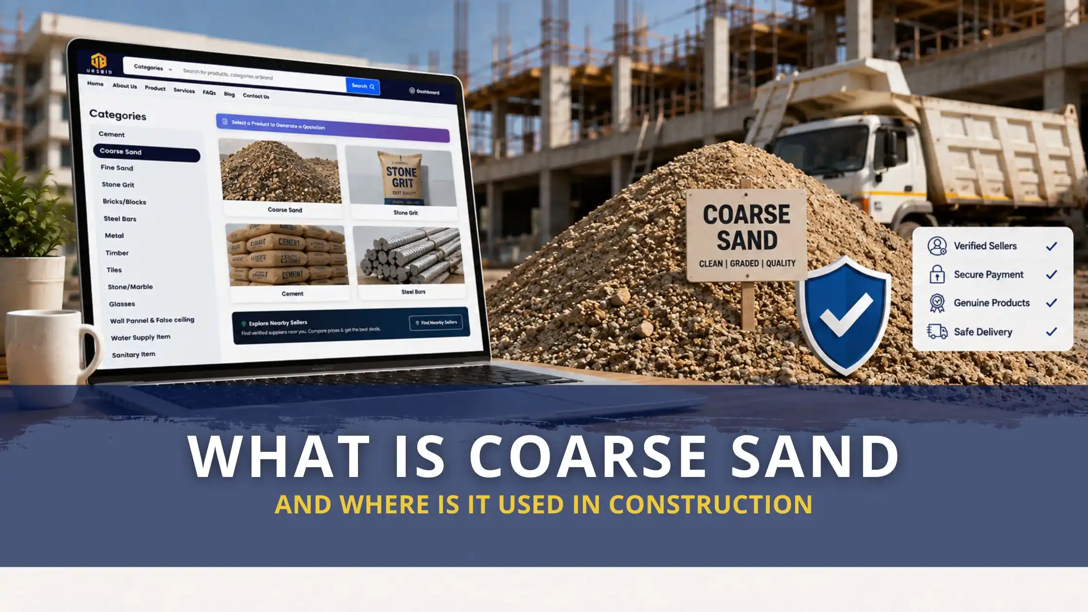 What Is Coarse Sand and Where Is It Used in Construction?